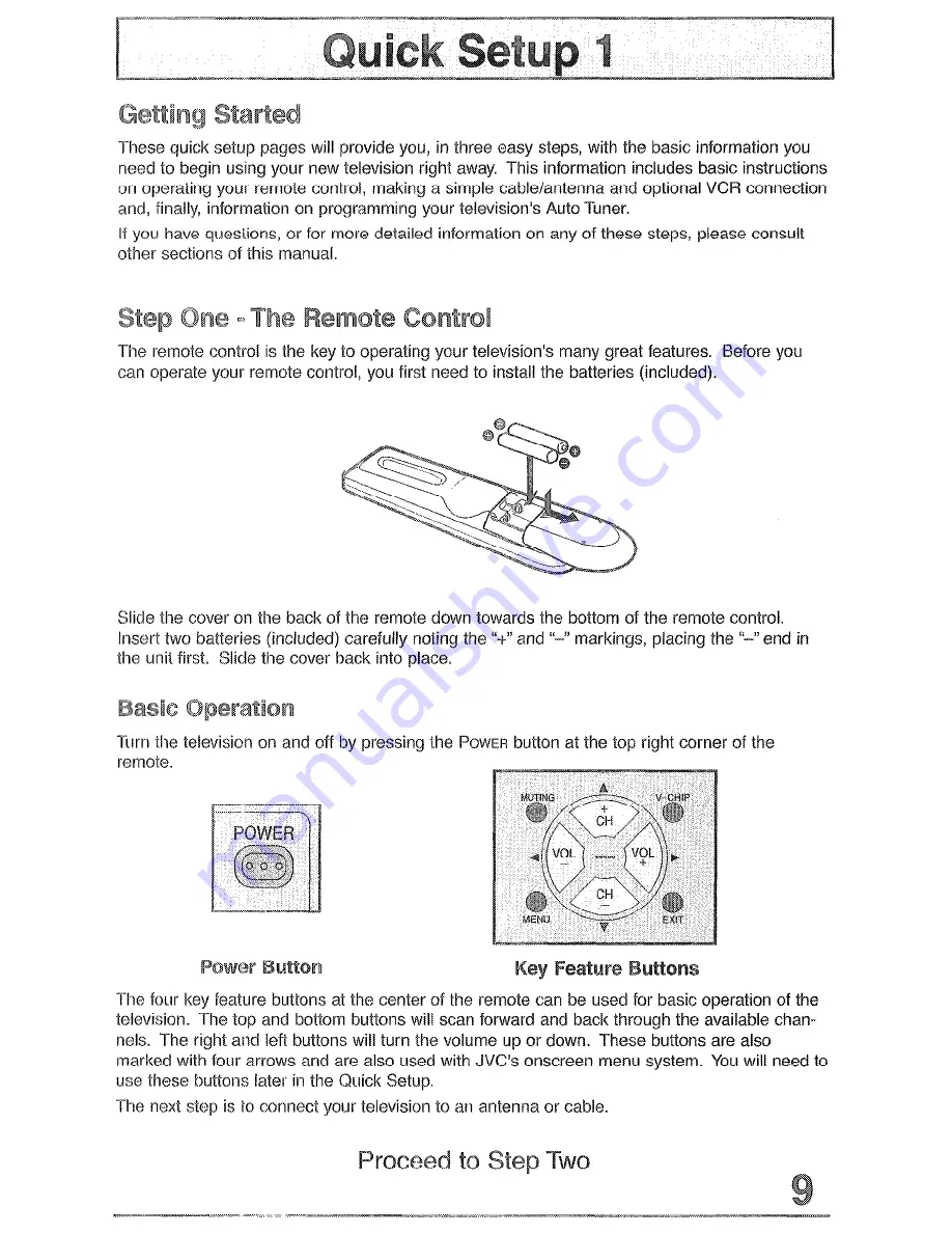 JVC AV-48WP30 User Manual Download Page 9