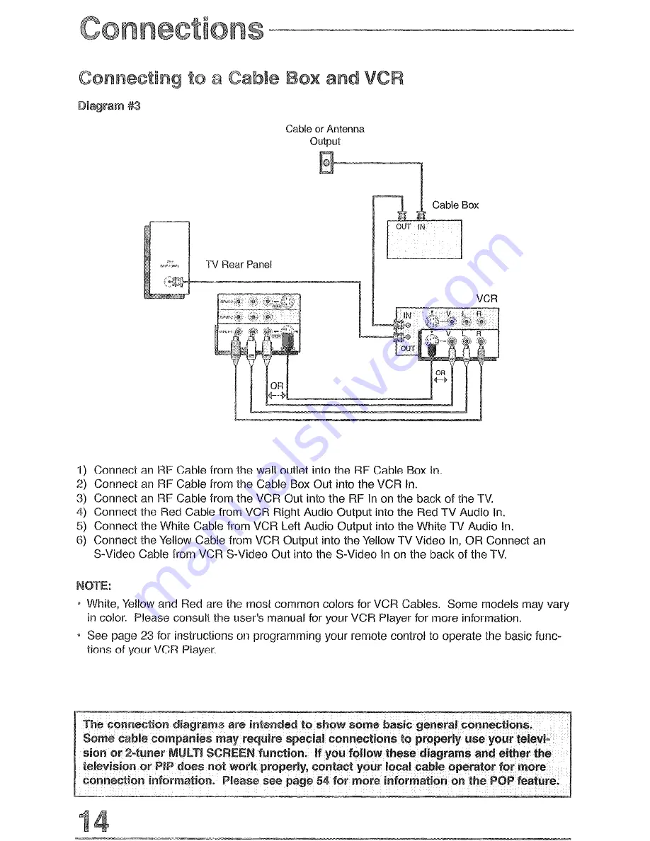 JVC AV-48WP30 User Manual Download Page 14