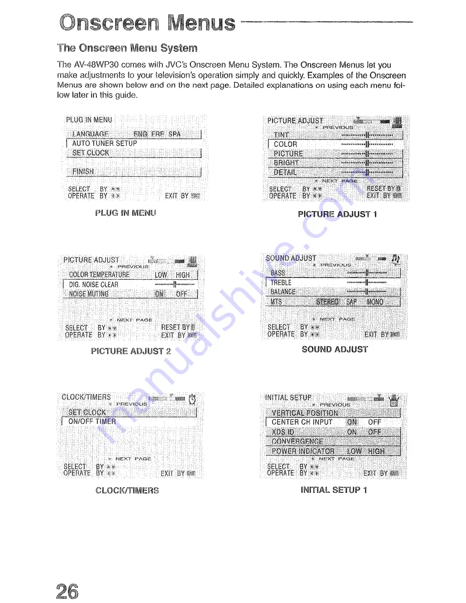 JVC AV-48WP30 User Manual Download Page 26