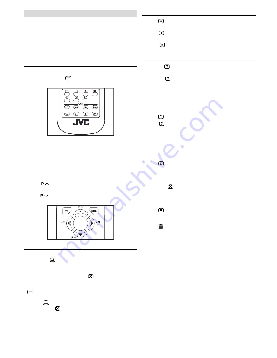 JVC AV21BJ8EPS Instruction Manual Download Page 10