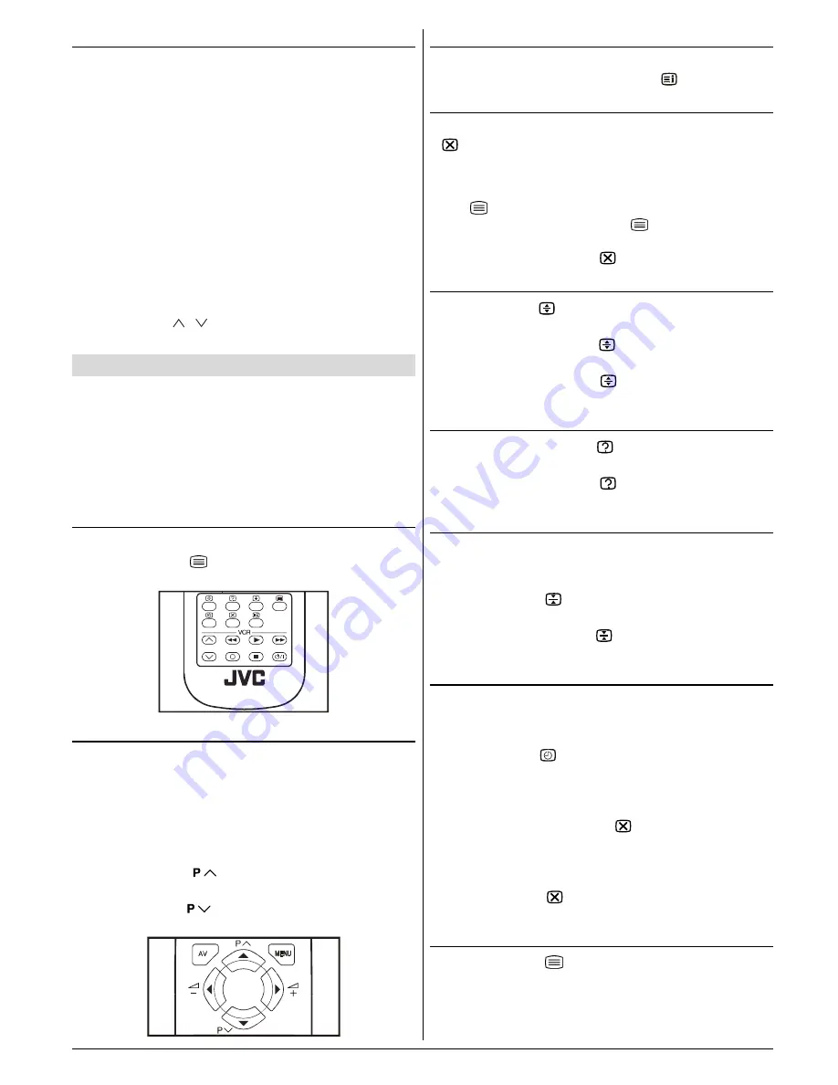 JVC AV21BJ8EPS Instruction Manual Download Page 70