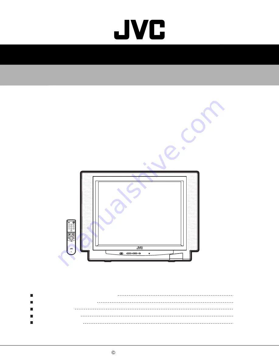 JVC AV28BH7EEB Service Manual Download Page 22