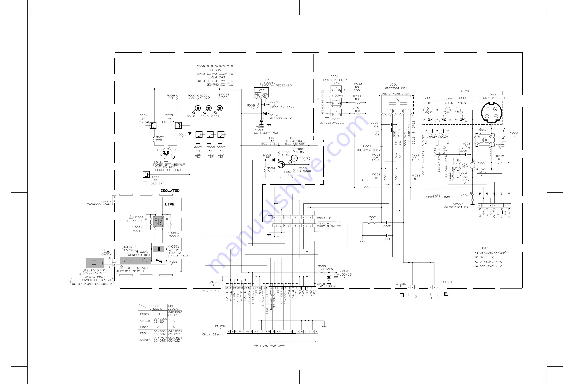 JVC AV28X10EIS Service Manual Download Page 40