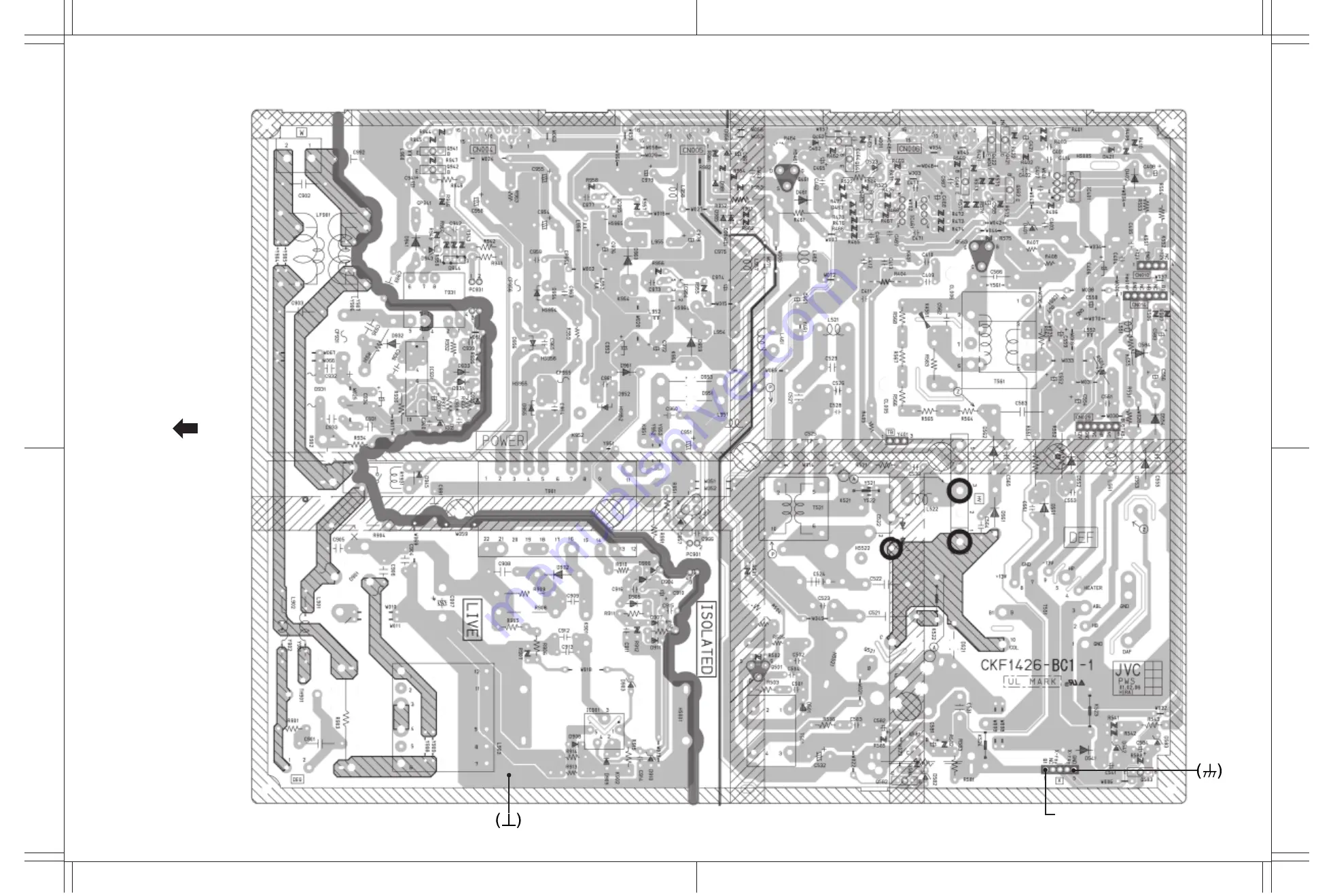 JVC AV28X10EIS Service Manual Download Page 44