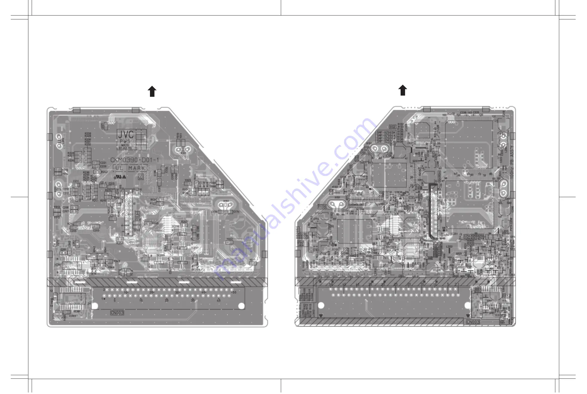 JVC AV28X10EIS Service Manual Download Page 45