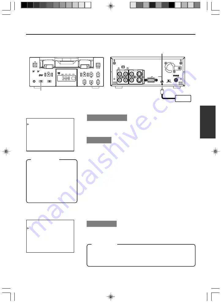 JVC BR-DV3000E Instructions Manual Download Page 183