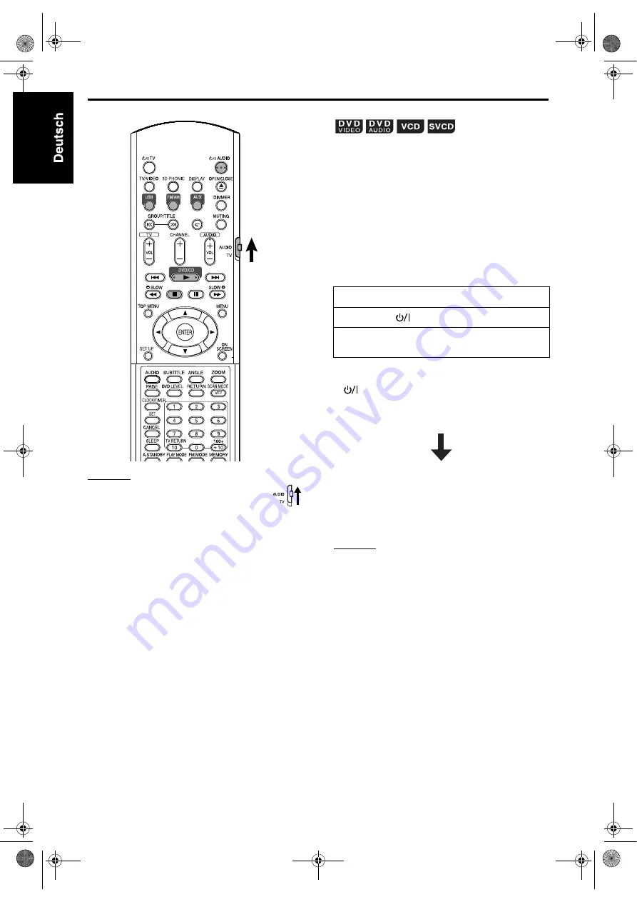 JVC CA-EXD1 (German) Instructions Manual Download Page 22