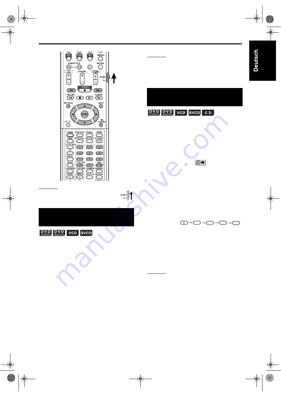 JVC CA-EXD1 (German) Instructions Manual Download Page 23