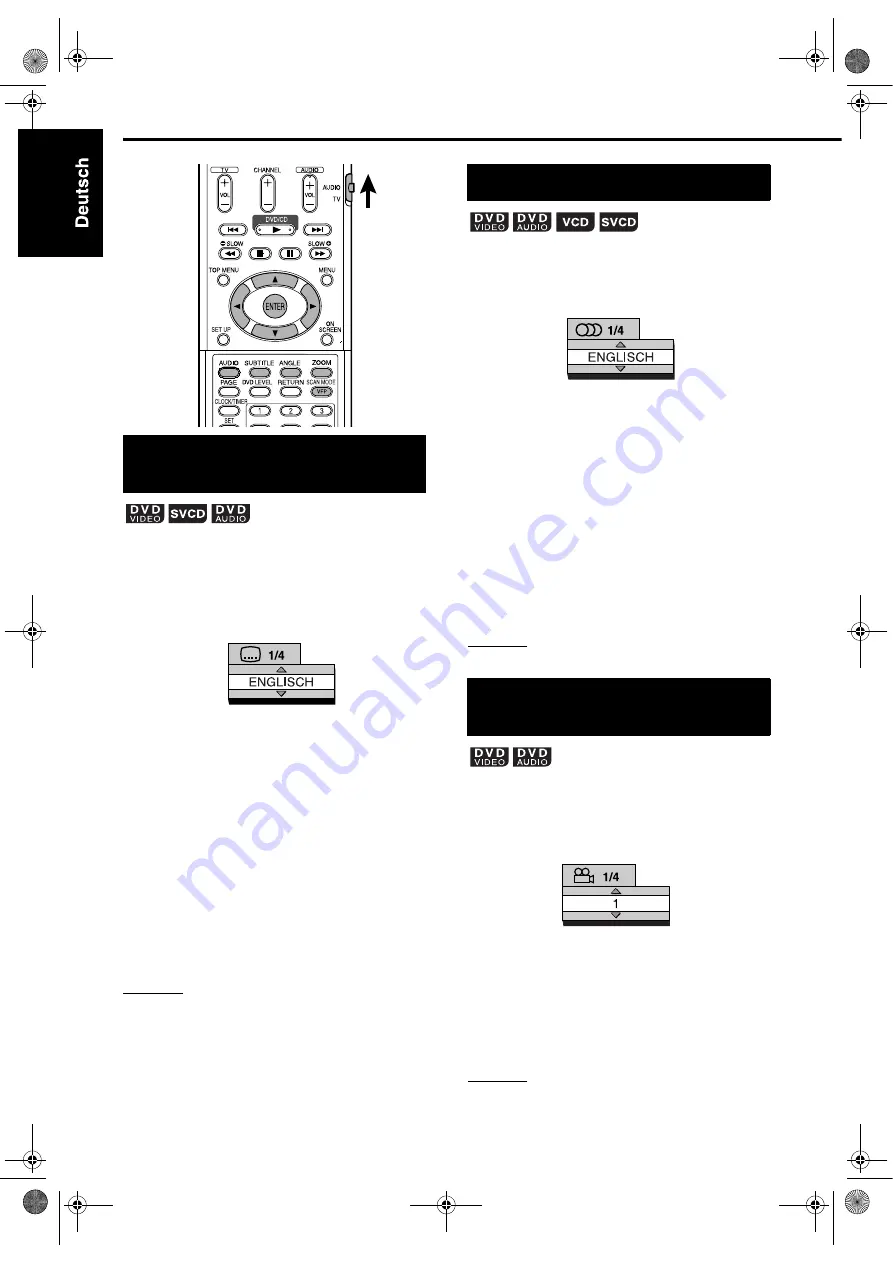 JVC CA-EXD1 (German) Instructions Manual Download Page 28