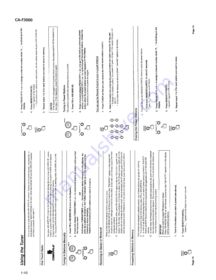 JVC CA-F3000 Service Manual Download Page 10