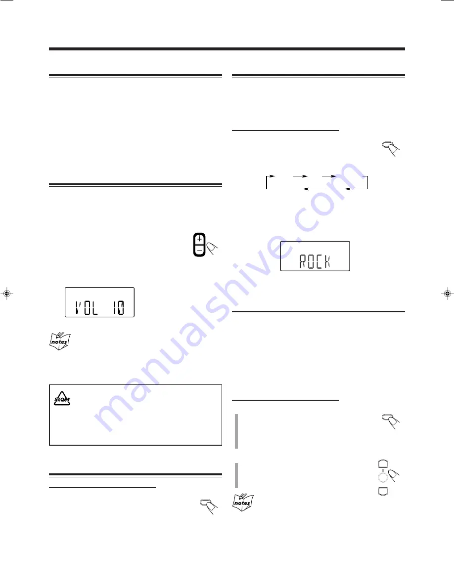 JVC CA-FSG2 Instructions Manual Download Page 11