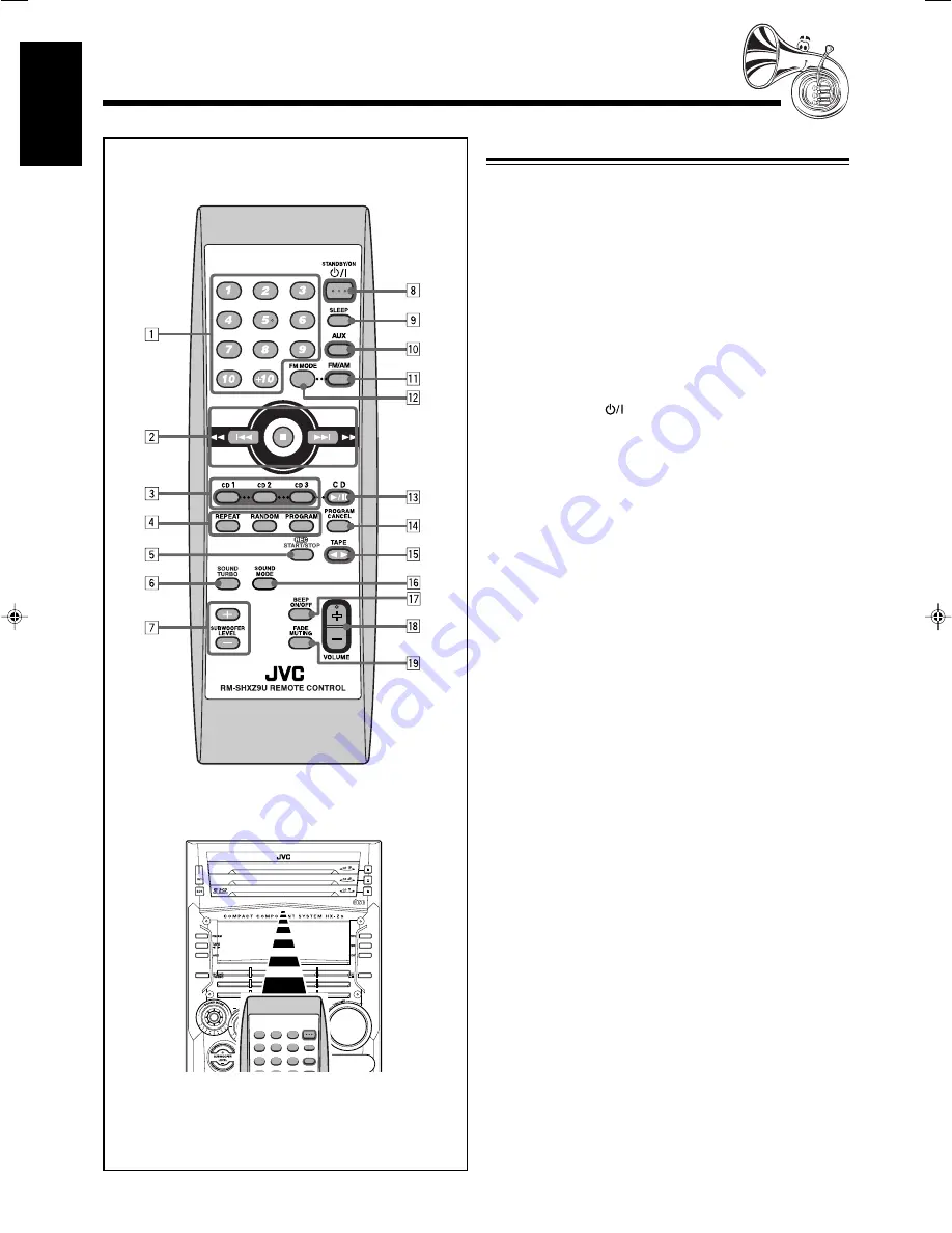 JVC CA-HXZ9 Instructions Manual Download Page 10