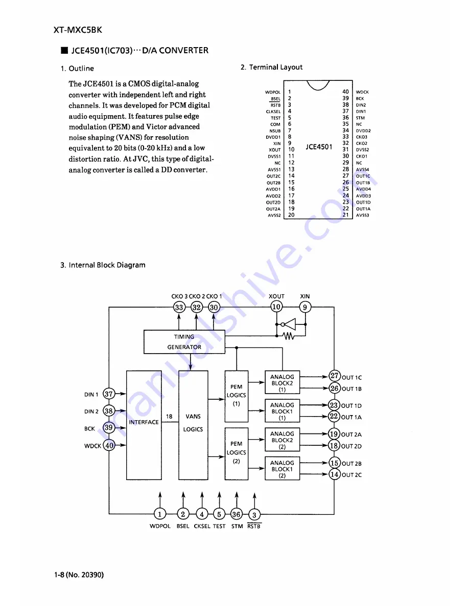 JVC CA-MXC5BK Service Manual Download Page 8