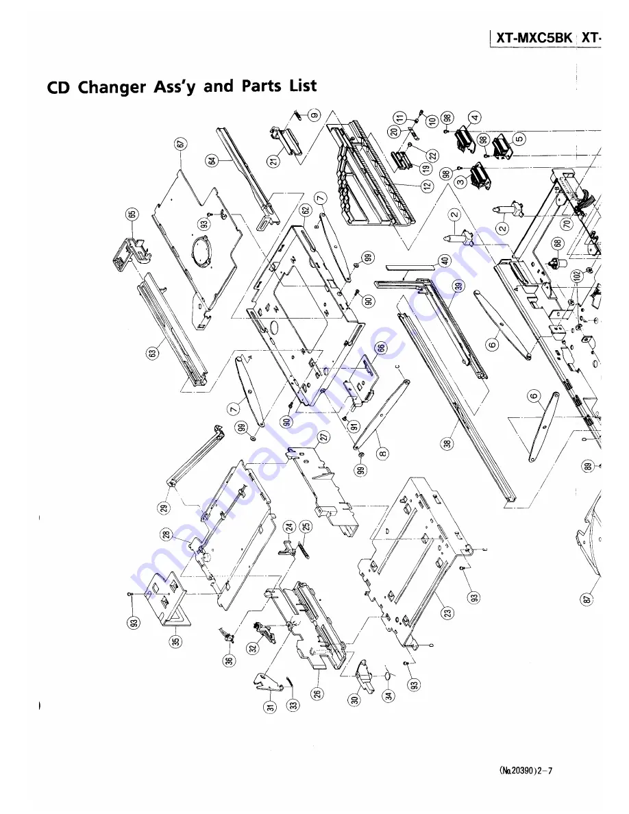 JVC CA-MXC5BK Service Manual Download Page 63