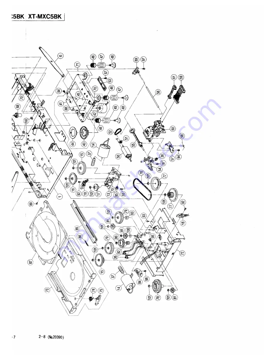 JVC CA-MXC5BK Service Manual Download Page 64