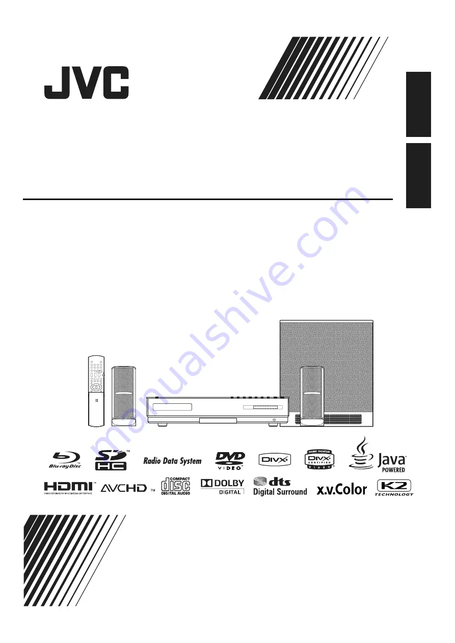 JVC CA-NXBD3 Instructions Manual Download Page 1