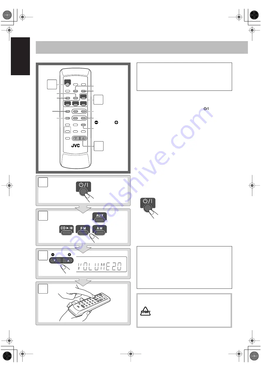 JVC CA-UXG30 (German) Instructions Manual Download Page 14