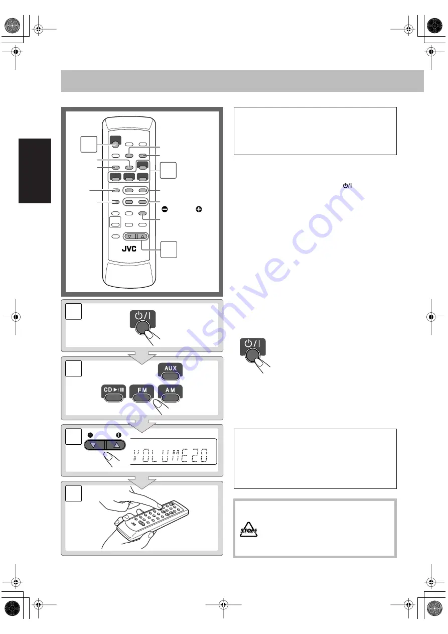 JVC CA-UXG30 Скачать руководство пользователя страница 34