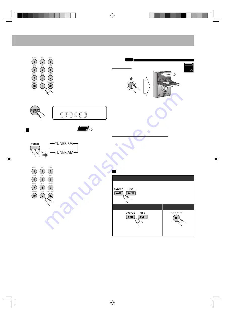 JVC CA-UXG500V Instructions Manual Download Page 13