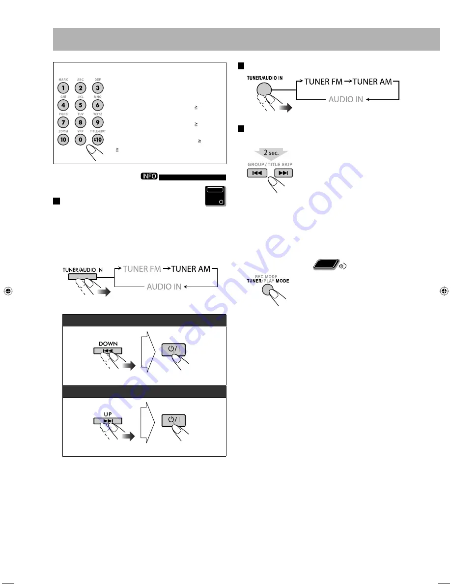 JVC CA-UXG980V Instructions Manual Download Page 12