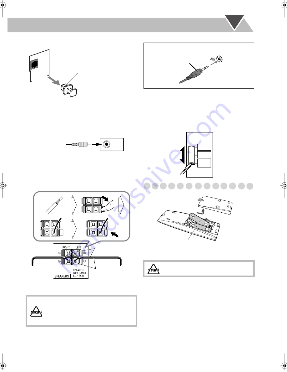 JVC CA-UXGD6M Instructions Manual Download Page 7