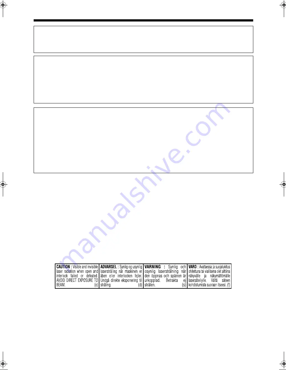 JVC CA-UXQD70S Instructions Manual Download Page 2