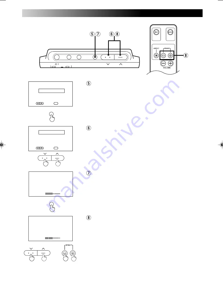 JVC Car LCD Monitor KV-M70 Instructions Manual Download Page 16