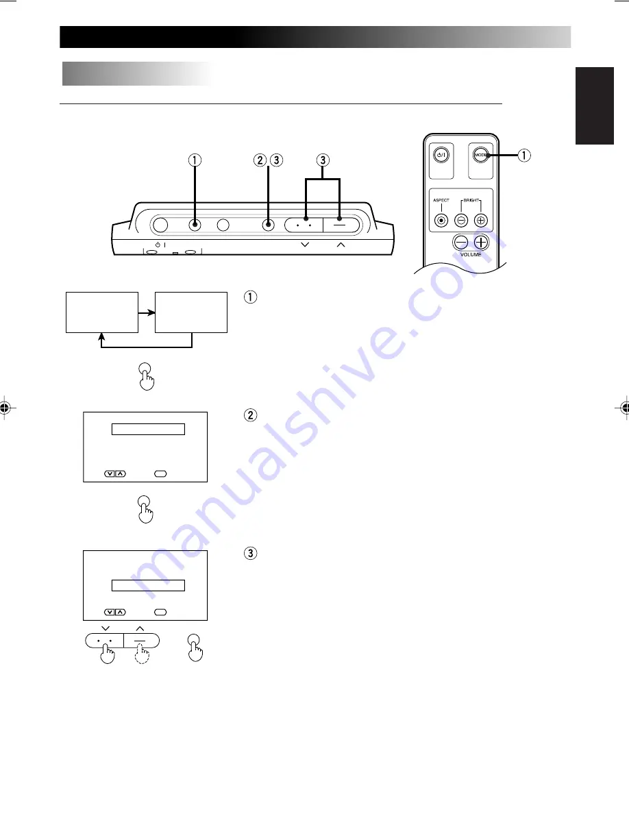 JVC Car LCD Monitor KV-M70 Instructions Manual Download Page 17