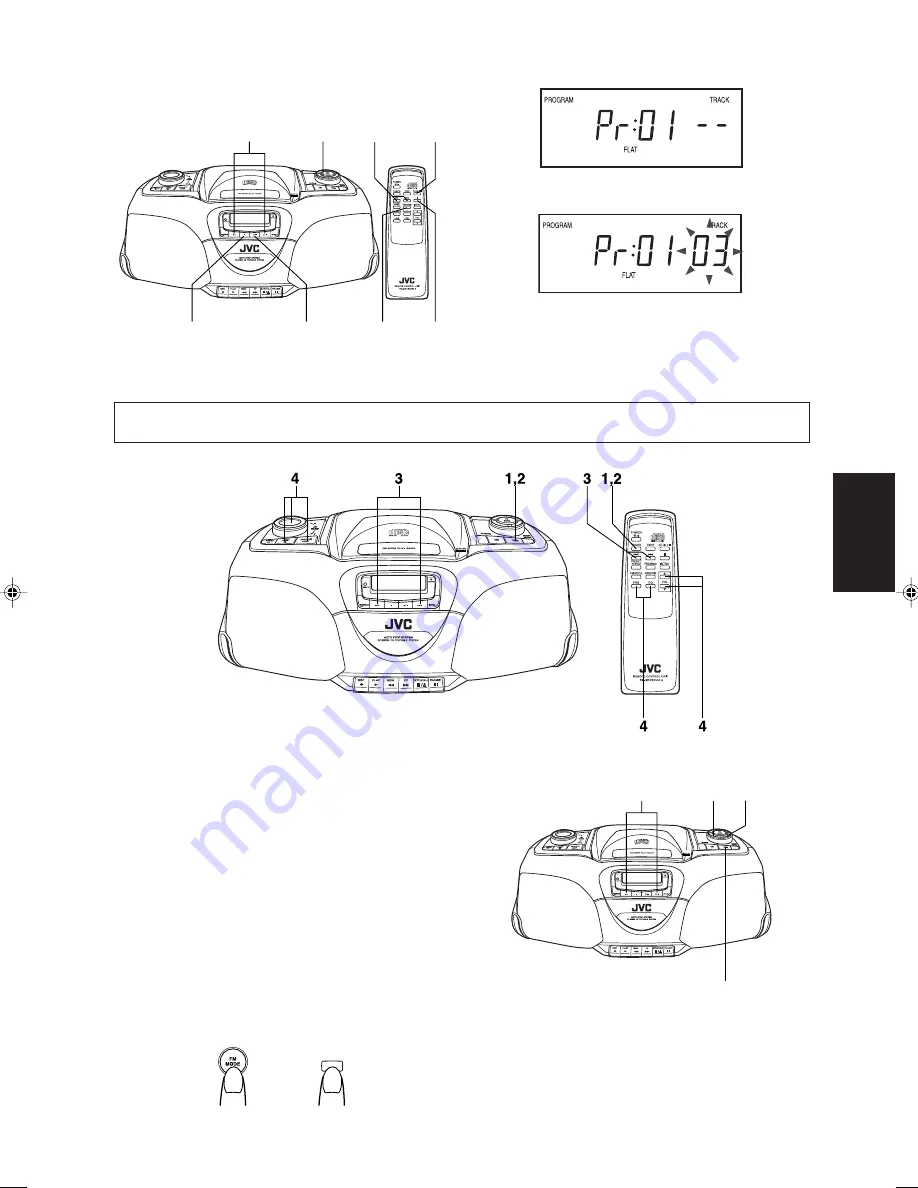 JVC CD Portable System RC-BX530SL (Dutch) Gebruiksaanwijzing Download Page 16