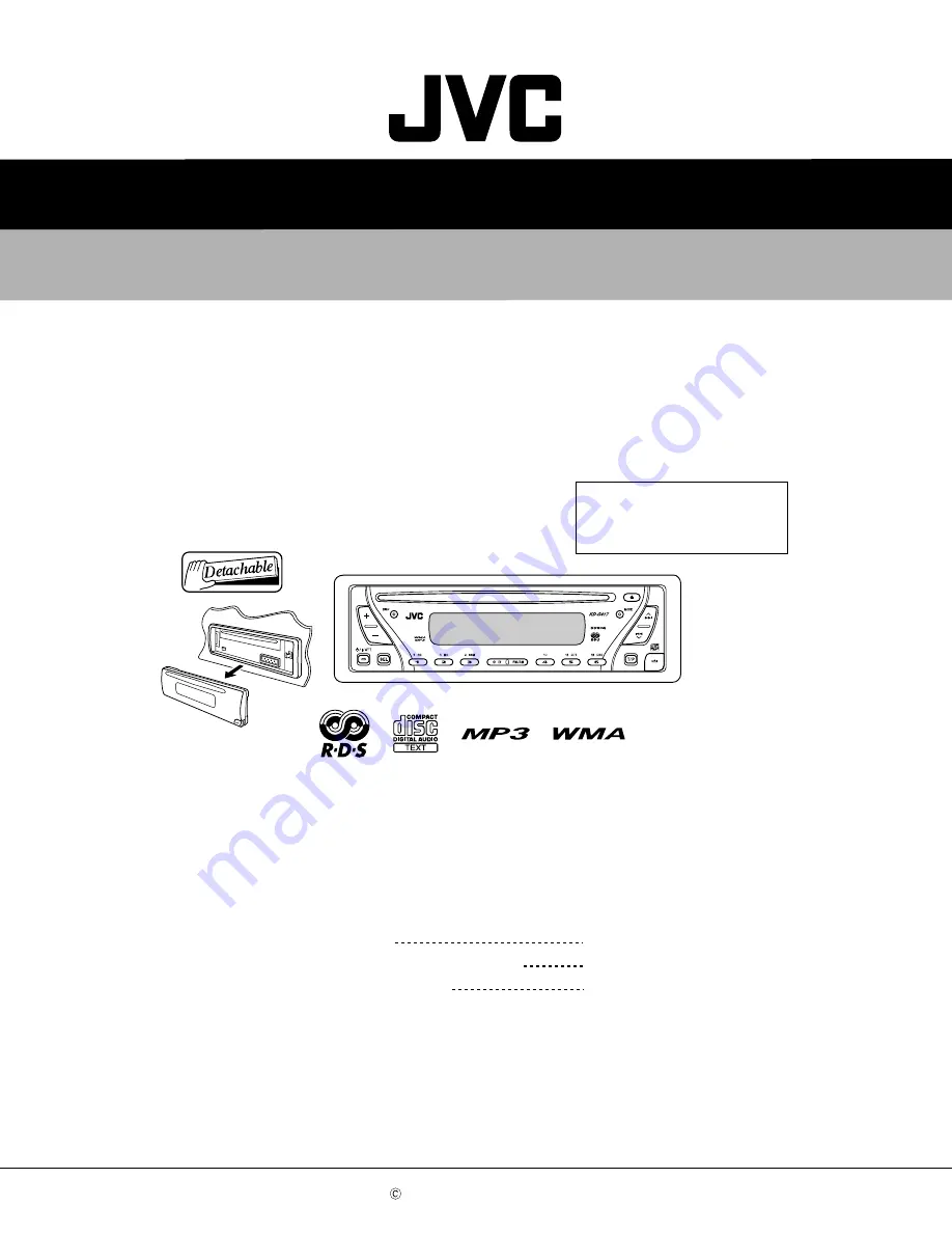 JVC CD Receiver KD-G417 Скачать руководство пользователя страница 39