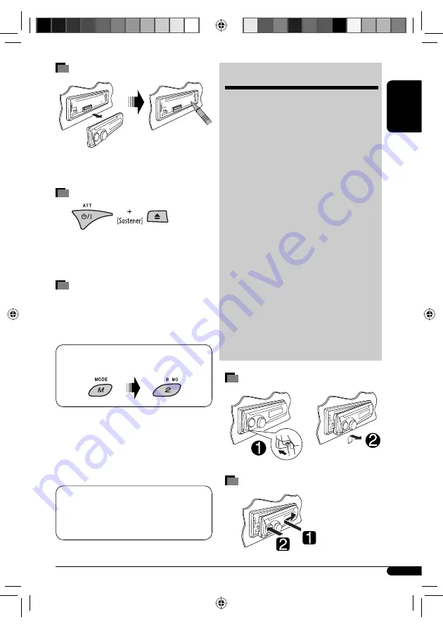 JVC CD Receiver KD-G441 Instruction Manual Download Page 3