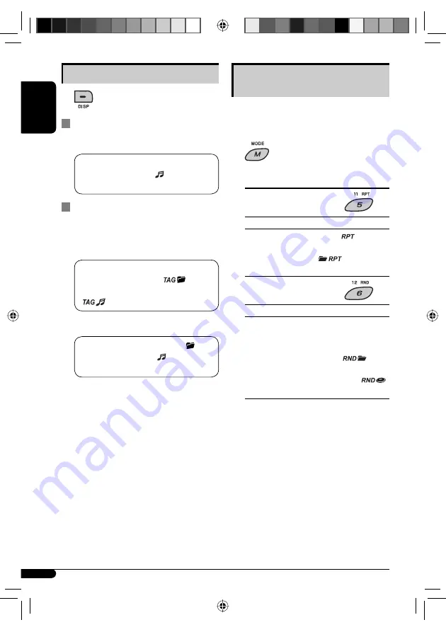 JVC CD Receiver KD-G441 Instruction Manual Download Page 12