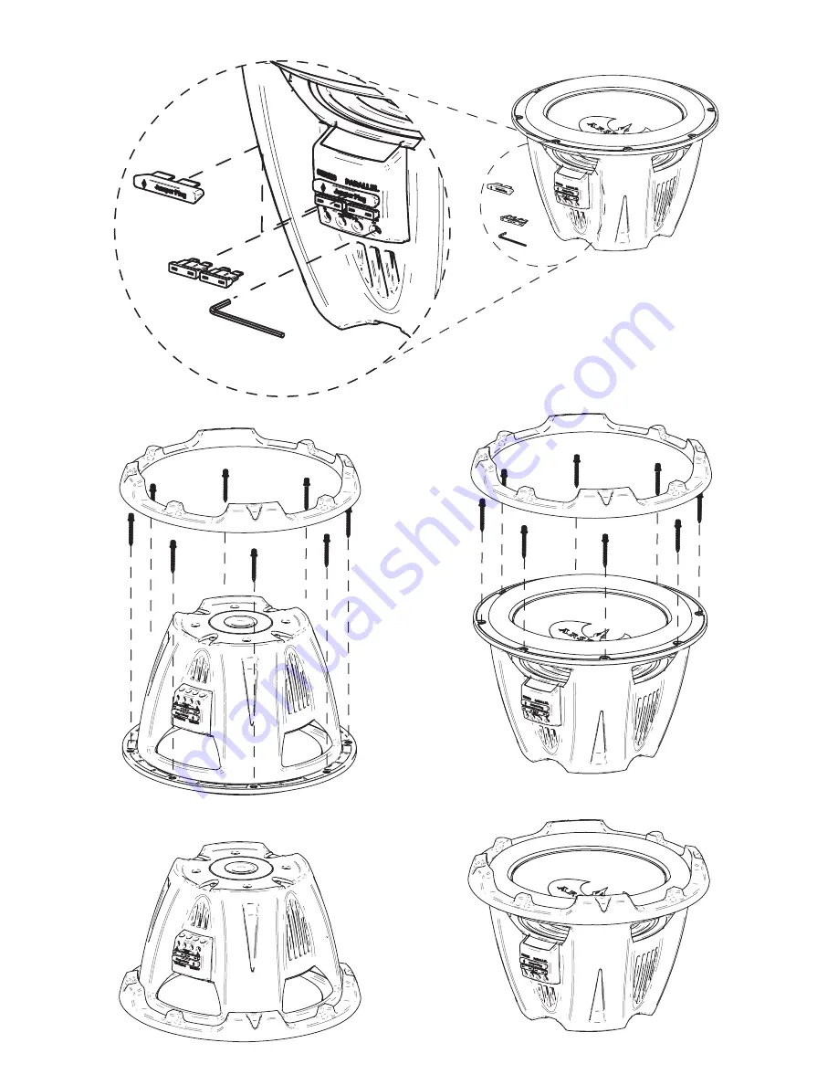 JVC CS-AW7040 - 10 Inch Dual 4 Ohm 1800 Watts Subwoofer User Manual Download Page 9