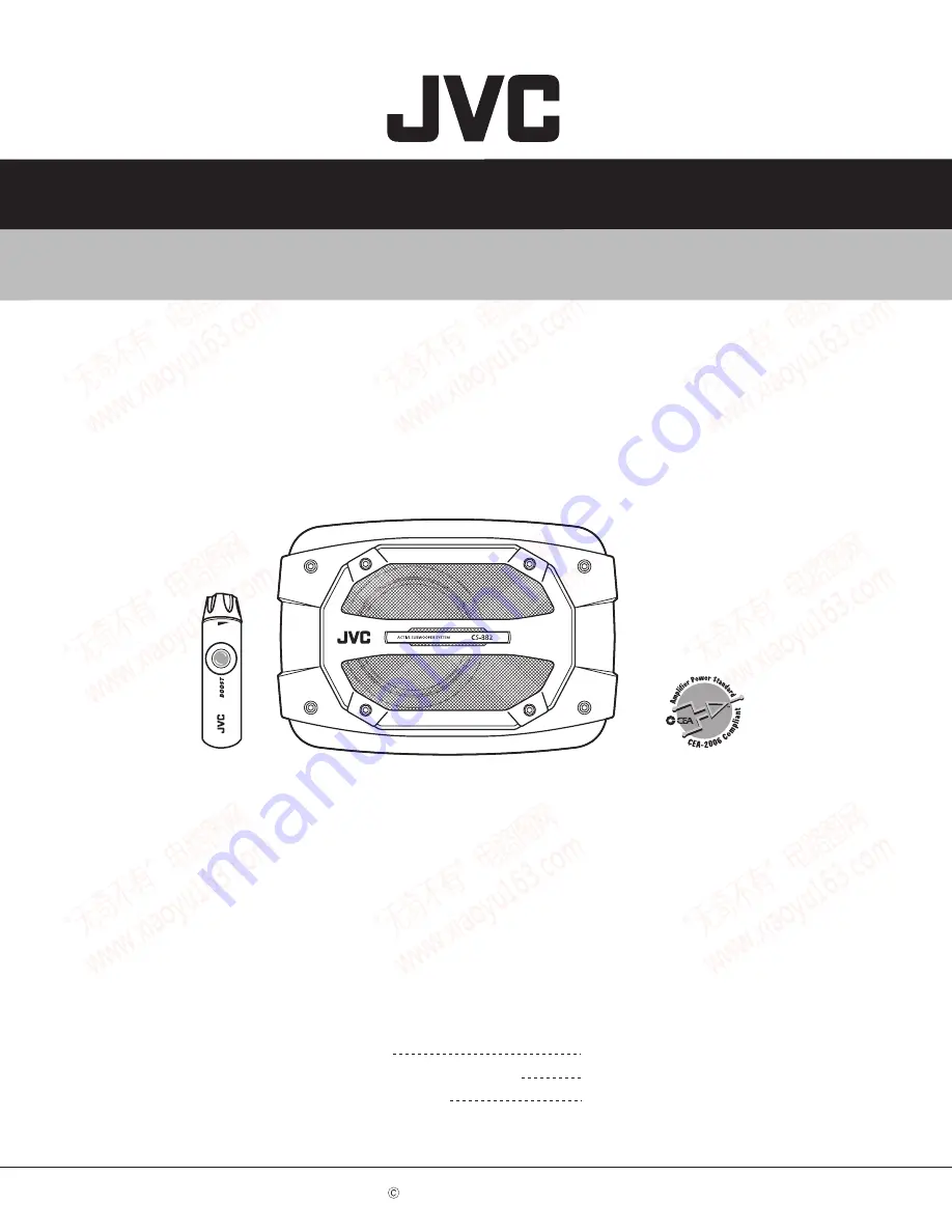 JVC CS-BB2J Service Manual Download Page 7