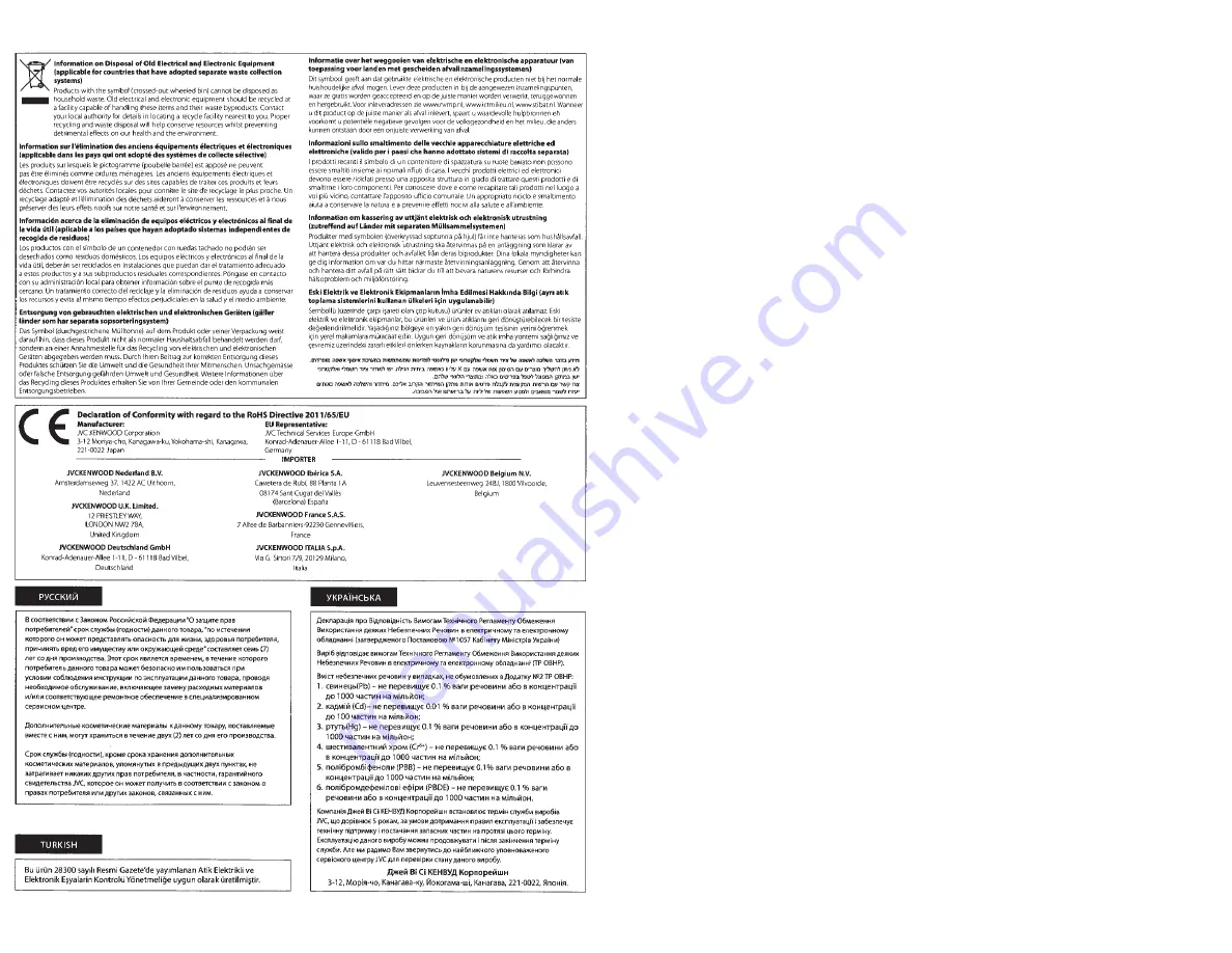 JVC CS-DR6820 Manual Download Page 8