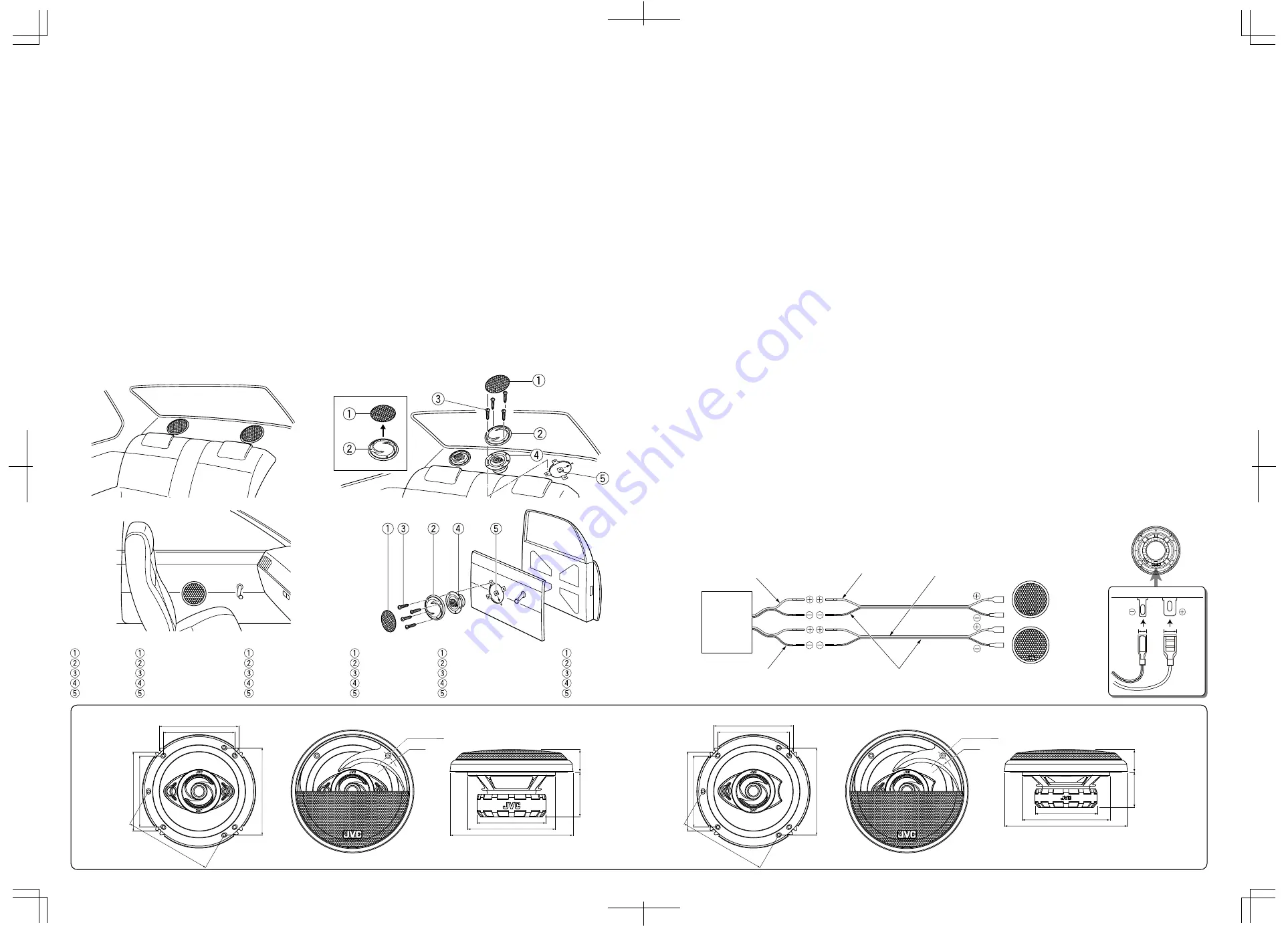 JVC CS-HX636U Скачать руководство пользователя страница 2