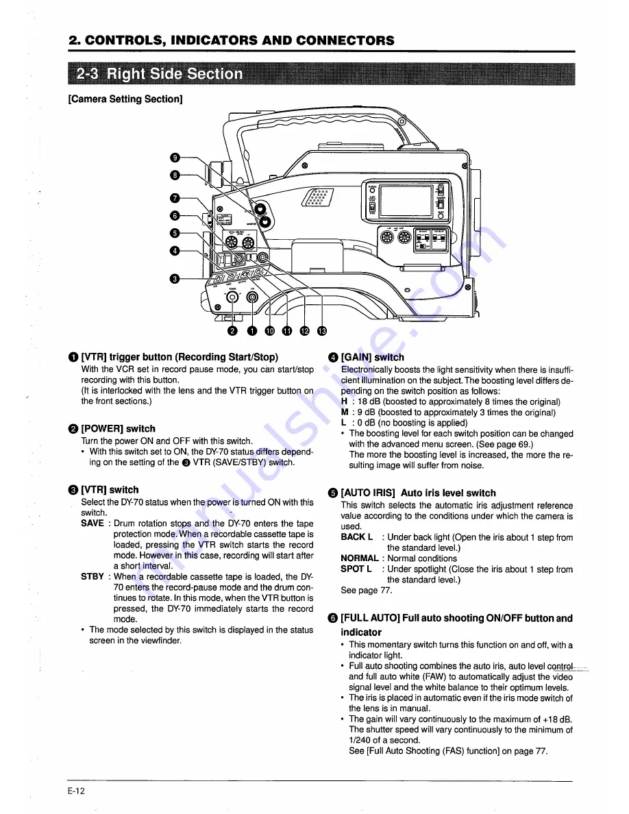 JVC D-9 DY-70 Скачать руководство пользователя страница 10