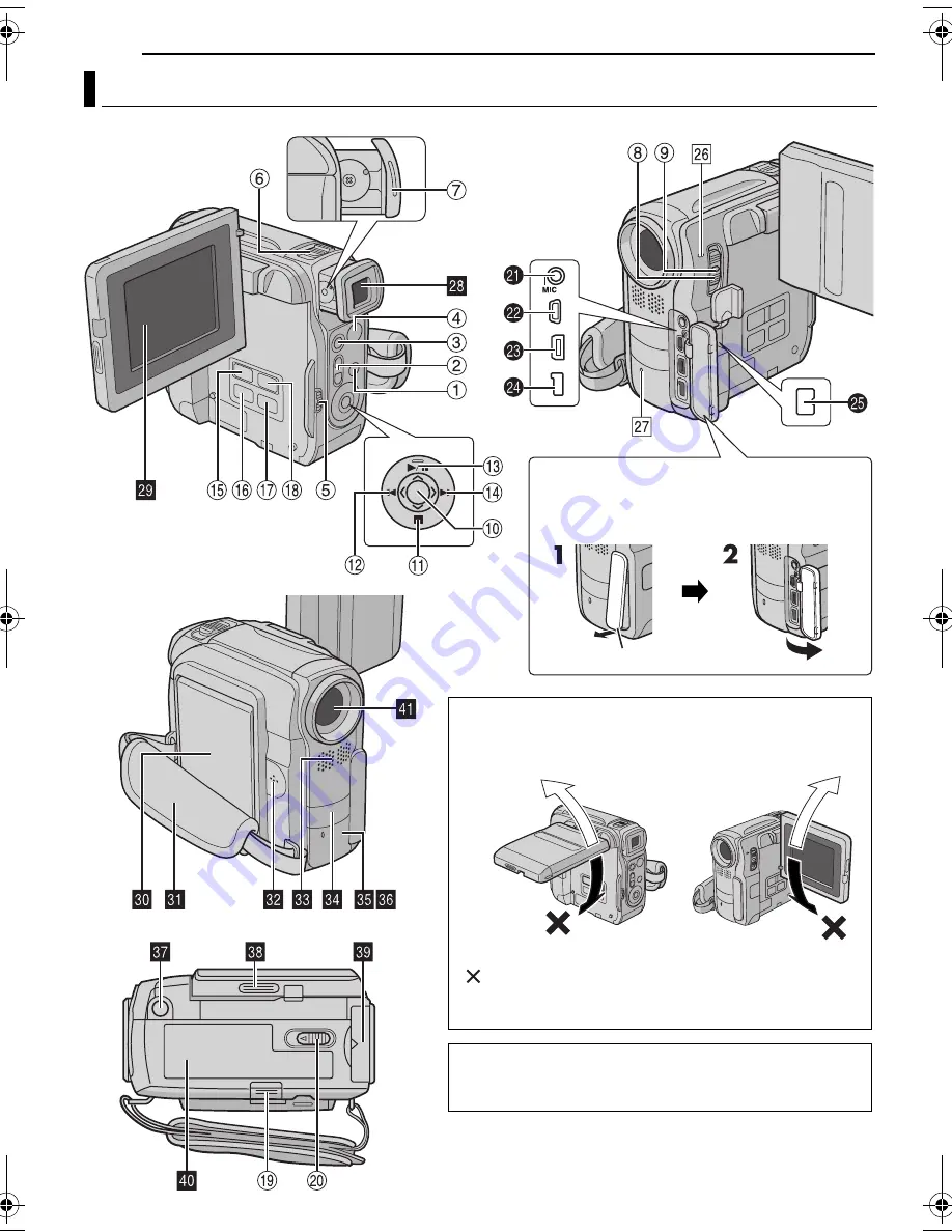 JVC Digital Video Camera GR-DX78 Instructions Manual Download Page 6