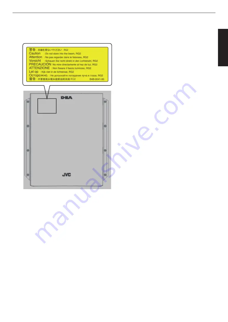 JVC DLA-X550R Instructions Manual Download Page 7