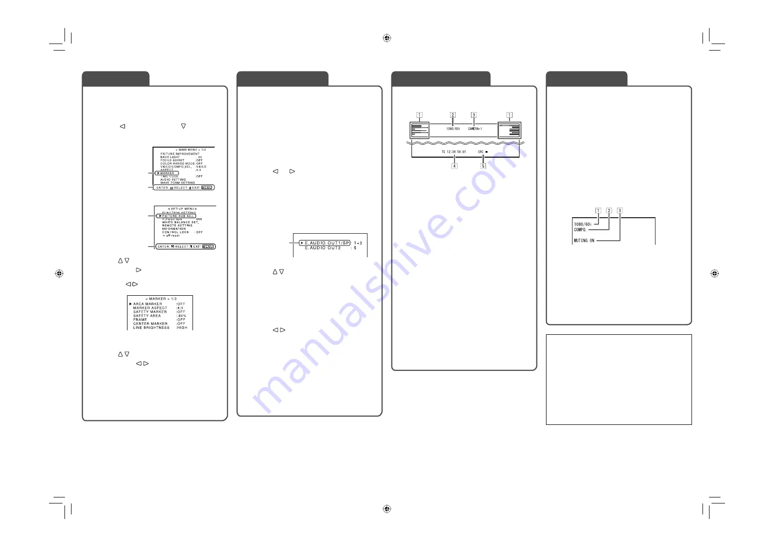 JVC DT-V9L3DY - Broadcast Studio Monitor Instructions Manual Download Page 7