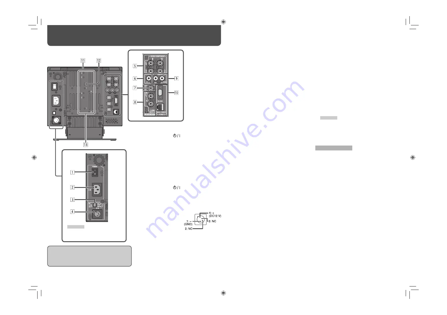 JVC DT-V9L3DY - Broadcast Studio Monitor Instructions Manual Download Page 8