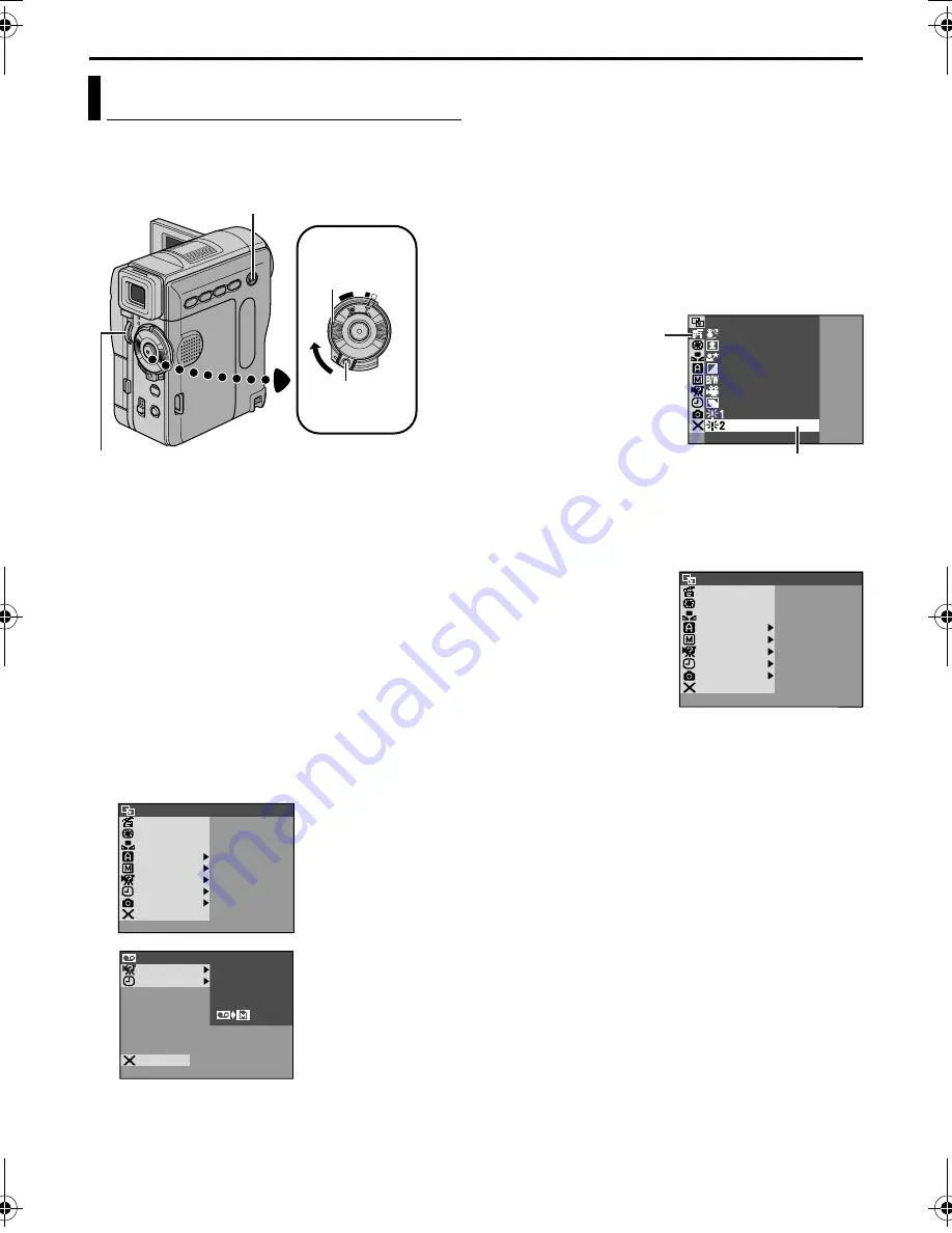 JVC DVM96U - Camcorder - 1.0 Megapixel Instructions Manual Download Page 38