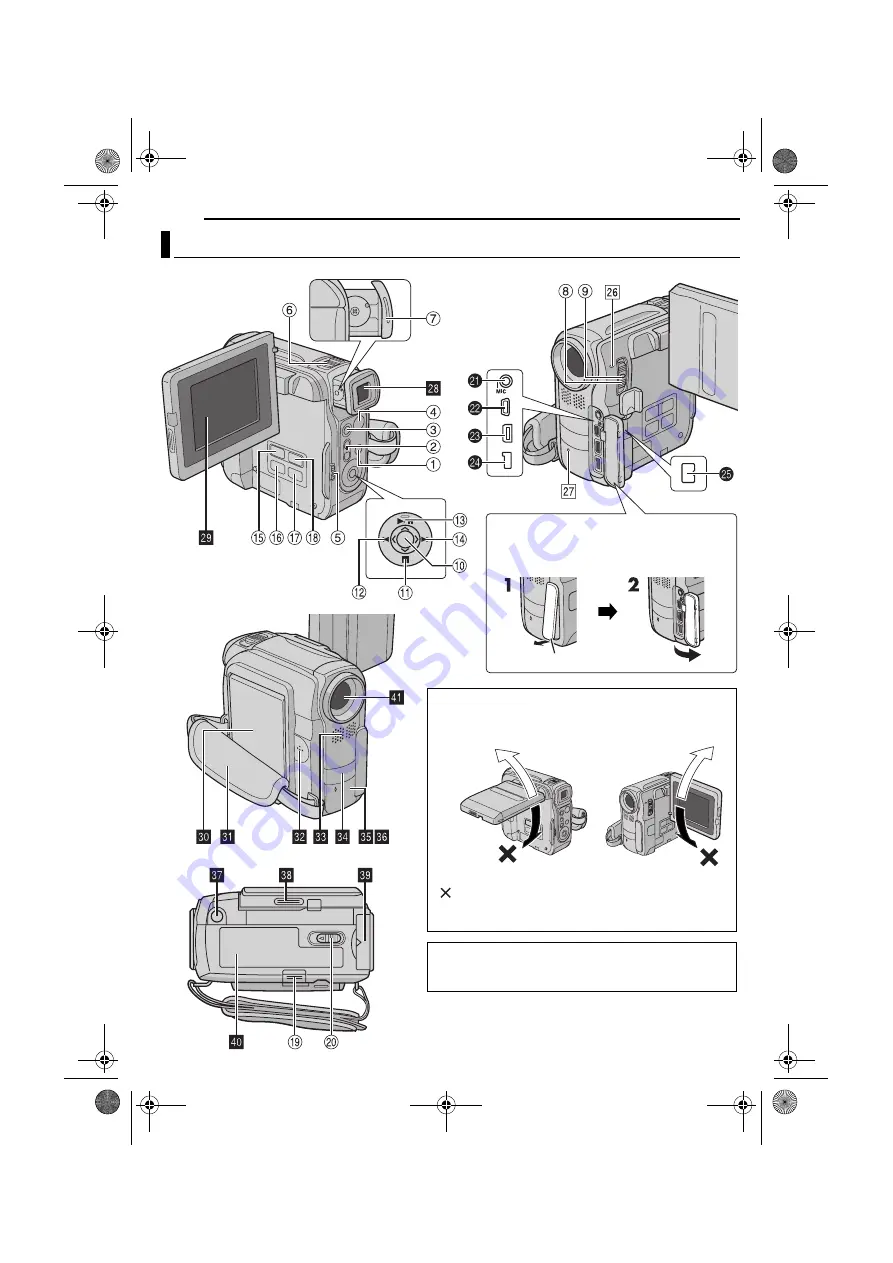 JVC DX97US - GRDX97 MiniDV Digital Camcorder Instructions Manual Download Page 6