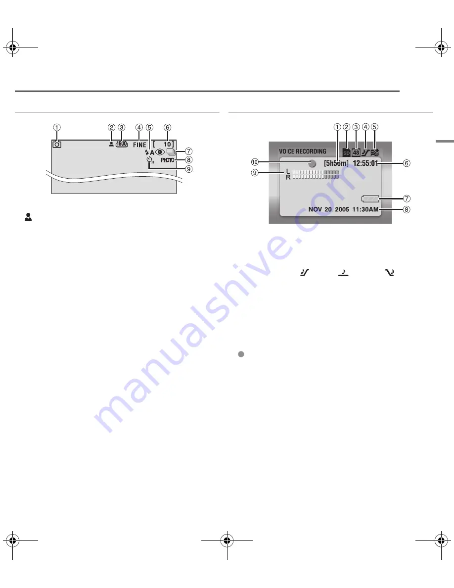 JVC Everio GZ-MC100US Instructions Manual Download Page 9