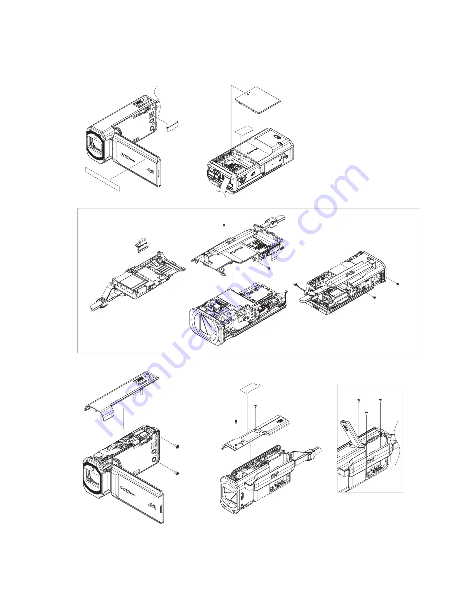 JVC Everio GZ-V500BUA Service Manual Download Page 51