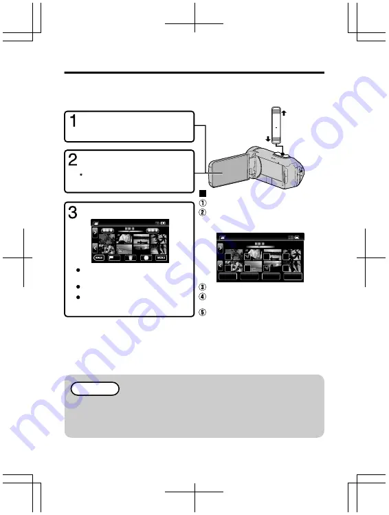 JVC Everio R GZ-RX621BE Basic User'S Manual Download Page 14