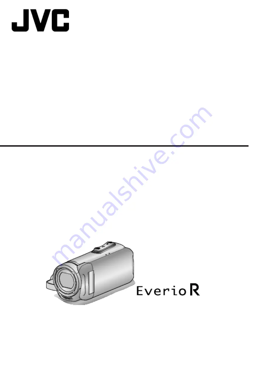 JVC Everio R GZ-RX640 Скачать руководство пользователя страница 1