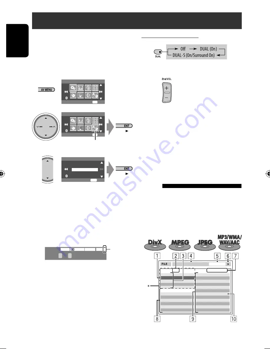 JVC Exad KD-ADV38 Instructions Manual Download Page 186