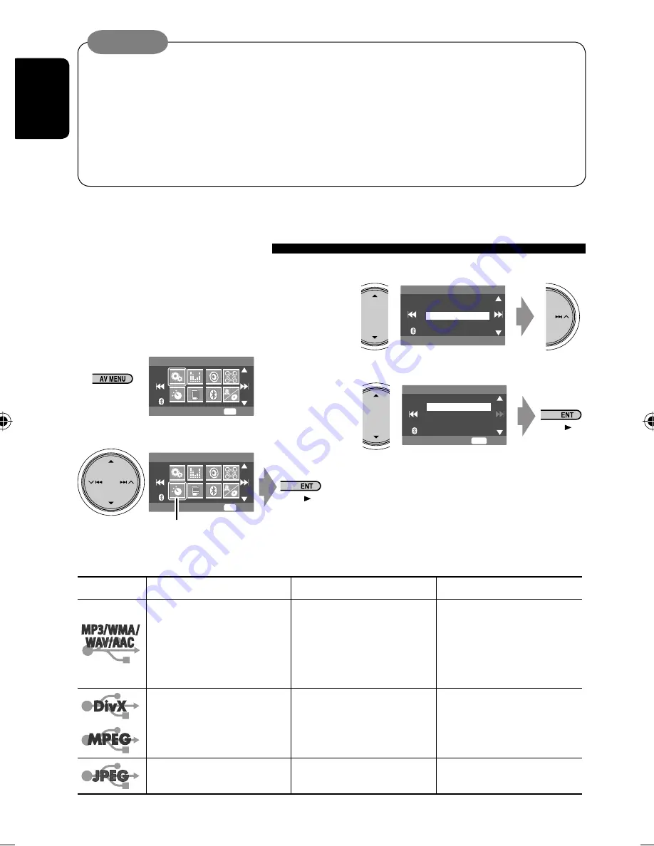 JVC Exad KD-ADV38 Скачать руководство пользователя страница 190