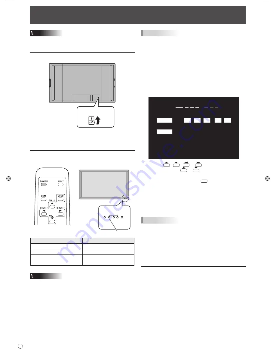 JVC GD-F65L1 Instructions Manual Download Page 16